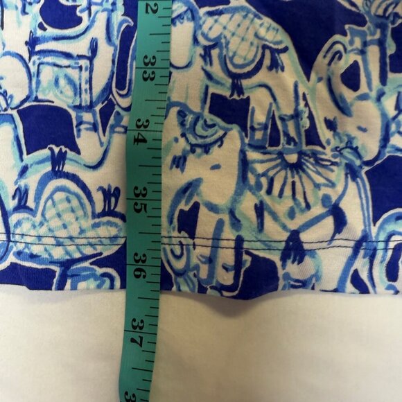 Lilly Pulitzer Ophelia Swing Dress Get Trunky Elephants L EUC - Picture 12 of 13